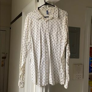 Polka Dot Button Down
